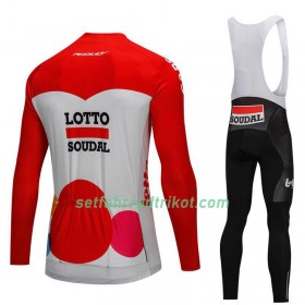 Radbekleidung Radtrikot Langarm + Lang Trägerhose 2018 Lotto-Soudal N001